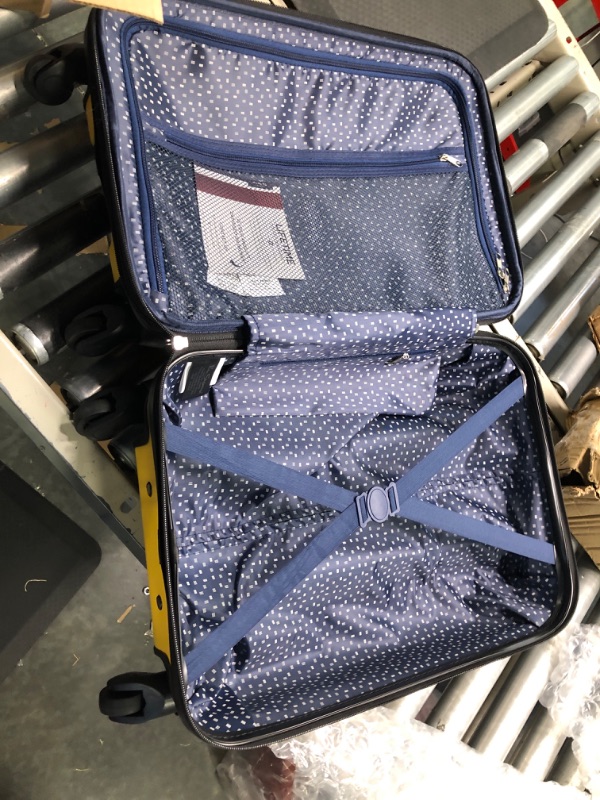 Photo 1 of Ben Sherman Spinner Travel Upright Luggage Hereford, Mustard, 4-Wheel 24