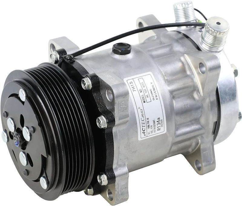 Photo 1 of 
ACTECMAX Universal A/C Compressor with 7PK Clutch SD 7H15 R134A 12V Serpentine Belt

