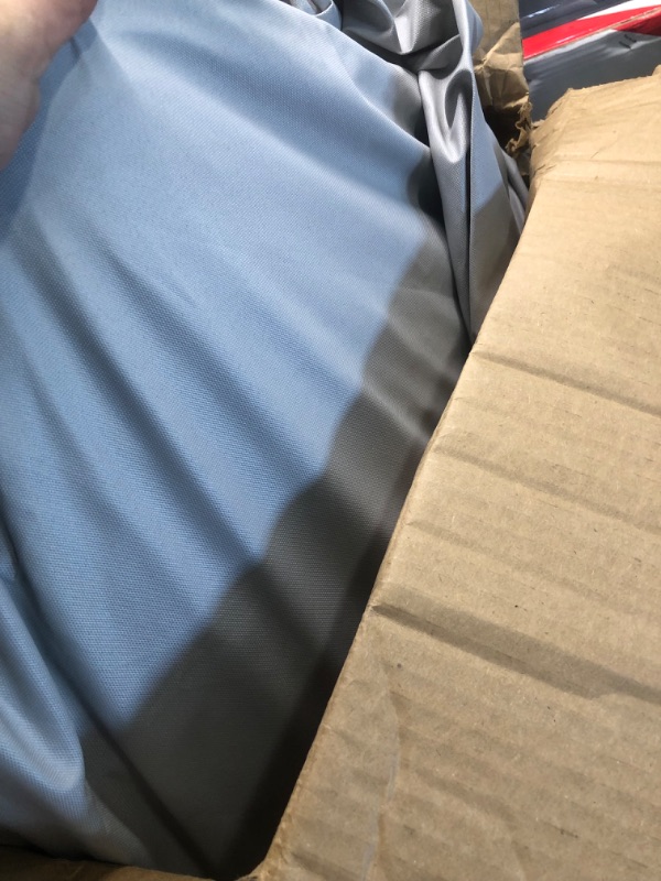 Photo 1 of RVMasking 600D Waterproof Pontoon Boat Cover with Motor Cover Marine Grade Pontoon Cover with 12 Adjustable tie Down Strap for Length: 21’-24’, Beam Width up to 102” 21'-24' Long, Beam Width up to 102in Gray