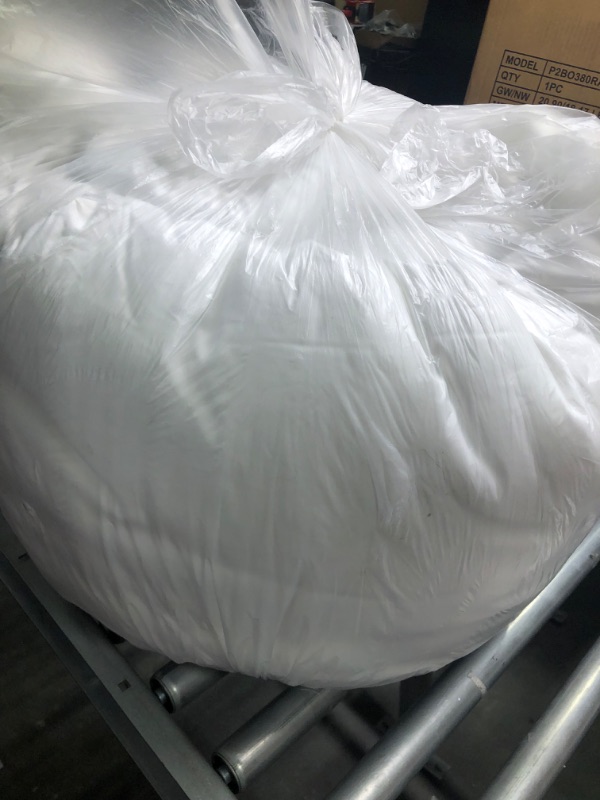Photo 1 of Amazon Basics Pinch Pleat All-Season Down-Alternative Comforter Bedding Set - King, Bright White Bright White King Bedding Set