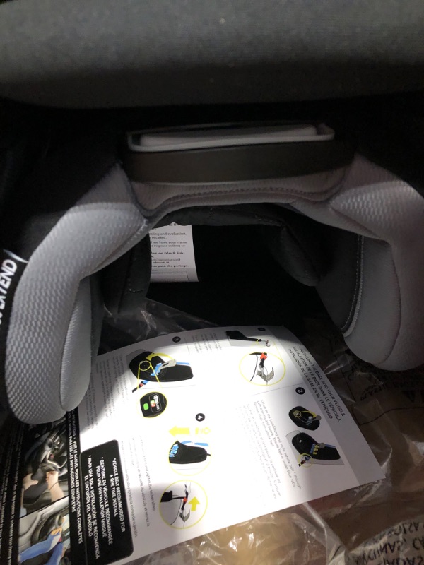 Photo 1 of Evenflo Revolve Extend Revere Convertible Car Seat Revolve Extend Quick Clean Cover Revere Gray