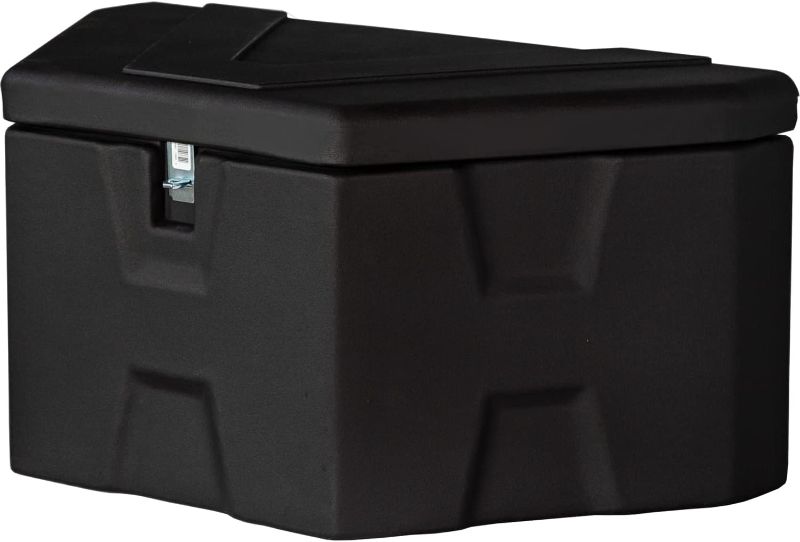 Photo 1 of Buyers Products Trailer Tongue Truck Tool Cargo Storage Box 1701680 Made of Rugged Durable Poly Plastic, Black 36 inches Poly Black 36 inches