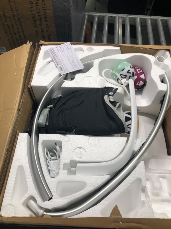 Photo 1 of 4moms MamaRoo Multi-Motion Baby Swing, Bluetooth Baby Swing with 5 Unique Motions, Grey