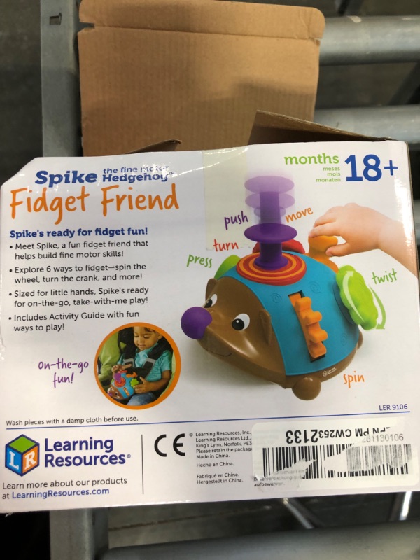 Photo 1 of Learning Resources Spike The Fine Motor Hedgehog Fidget Friend, Fidget Toy & Spike The Fine Motor Hedgehog, Sensory, Fine Motor Toy, Hedgehog Toys for Toddler, Ages 18 Months+ Toy + Motor Hedgehog