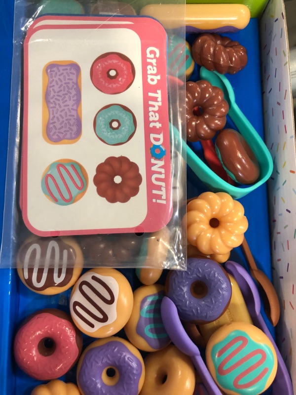 Photo 1 of Learning Resources Grab That Donut!, 39 Pieces, Ages 3+,Fine Motor Game, Toddler Learning Toys,Toddler Toys,  Educational Games for Kids, Preschool Games,Donut Toys