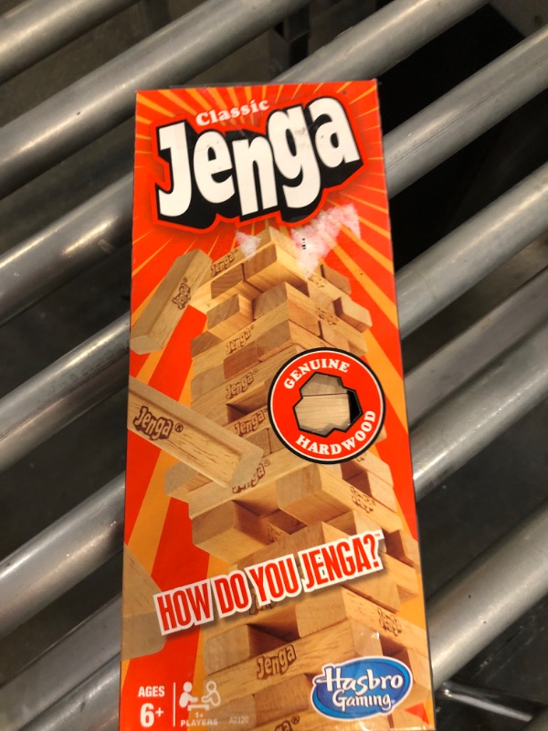 Photo 1 of Hasbro Gaming: Jenga Classic Game