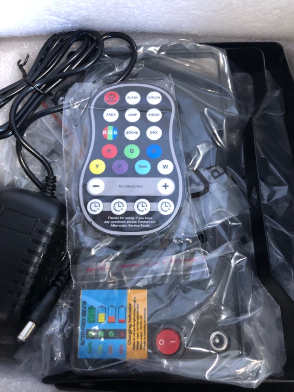 Photo 1 of Rechargeable Par Lights 36W RGB Battery Powered,Wireless LED Par Lights DJ Uplighting Sound Activated Remote Control for Wedding Events Club Party Church...
