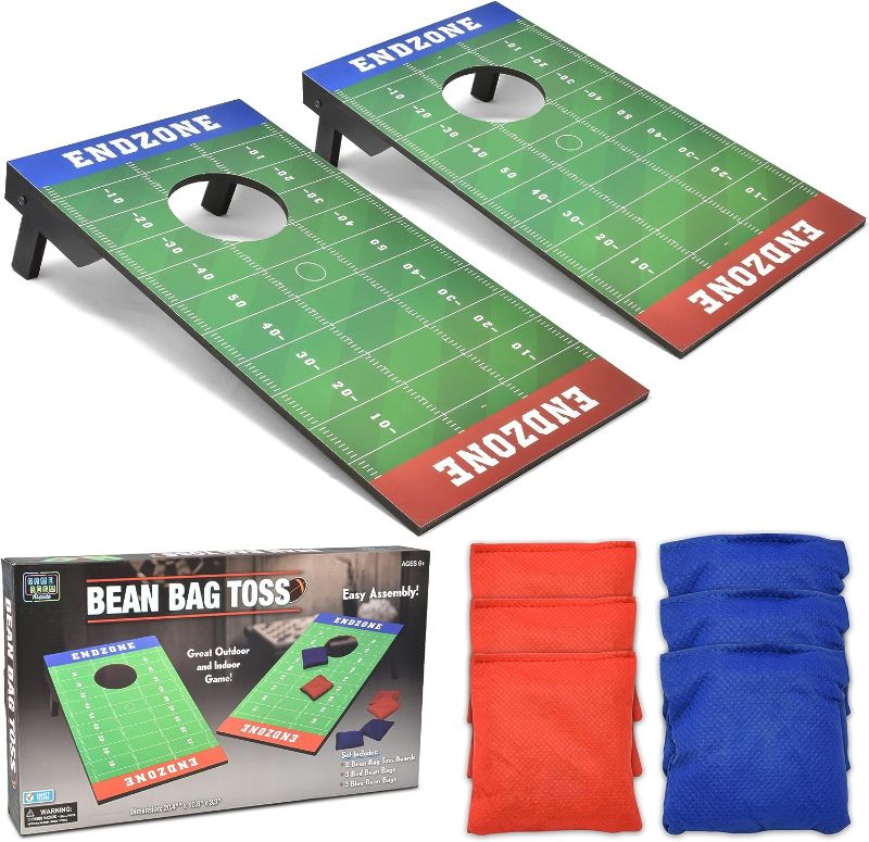 Photo 1 of Bean Bag Toss Kids Cornhole Game Set Fun Outdoor and Indoor Play Backyard Sports for Boys and Girls All Ages
