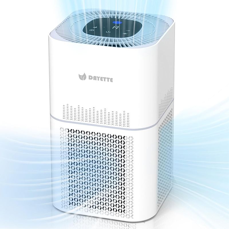 Photo 1 of Dayette HEPA Air Purifiers for Home Large Room, CADR 300+m³/h 1290ft², H13 true HEPA filter remove 99.97% of dust, mold, allergies, odor, pets hair dander, smoke, pollen