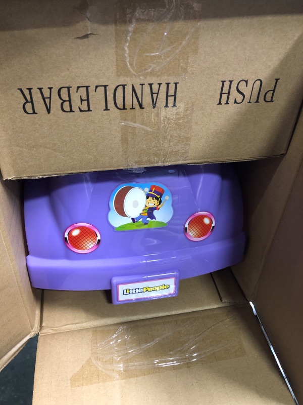Photo 3 of Fisher Price Music Parade Purple Ride-On with 5 Different Marching Tunes! [Amazon Exclusive]
