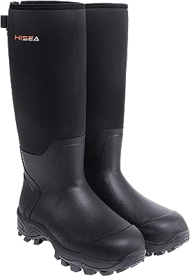 Photo 1 of HISEA Apollo Basic Hunting Boots for Men Waterproof Rubber Boots Rain Boots Neoprene Mens Boots
--- Size 8 --- 
