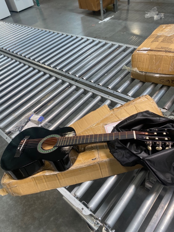 Photo 3 of 30" Wood Guitar with Case and Accessories for Kids/Girls/Boys/Beginners (Natural) Right Handed Natrual