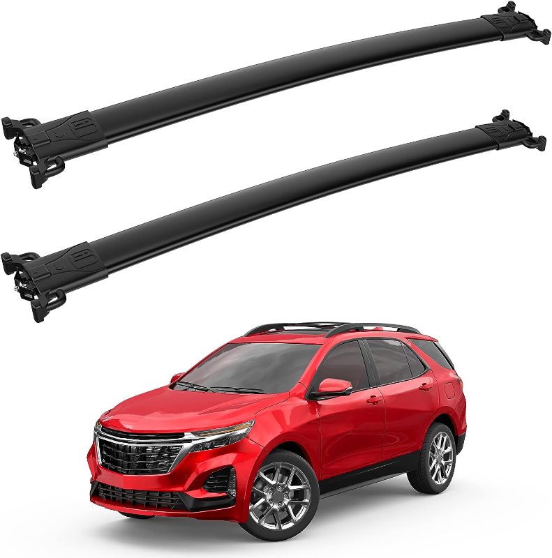 Photo 1 of MOSTPLUS Roof Rack Cross Bar Rail Compatible for Chevy Equinox/GMC Terrain 2010 2011 2012 2013 2014 2015 2016 2017 Cargo Racks Rooftop Luggage Canoe Kayak Carrier Rack