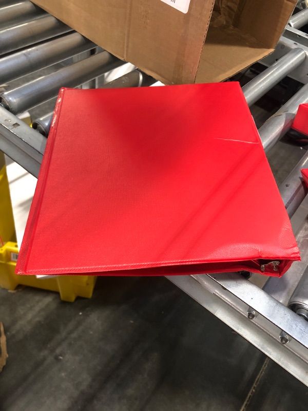 Photo 1 of Avery Economy Binder, 1 inch Round Rings, 175-Sheet Capacity, Red (03310), Size: 1 Inch