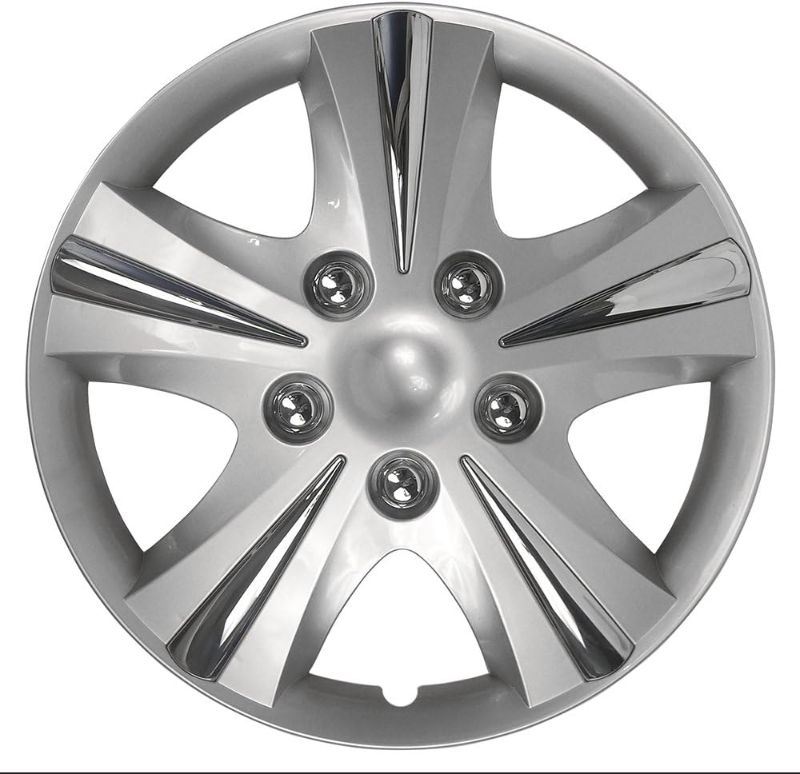 Photo 1 of Custom Accessories 96411 GT-5 Silver 15" Wheel Cover,