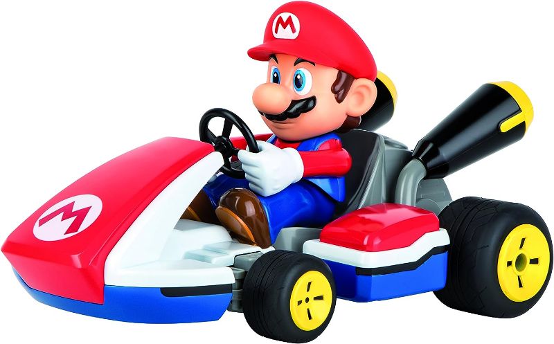 Photo 1 of Carrera RC Officially Licensed Mario Kart Racer 1: 16 Scale 2.4 Ghz Remote Radio Control Car Vehicle Mario Kart Race Kart - Mario