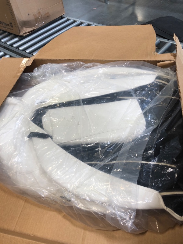 Photo 1 of Maysoo Tesla Seat Covers Model Y white car seat covers Nappa Car Seat Covers,Tesla Model Y 2023 2022 2021 2020 Seat Cover Car Interior Cover All Weather Protection(White-Nappa,Model Y(Front Seat Kit))