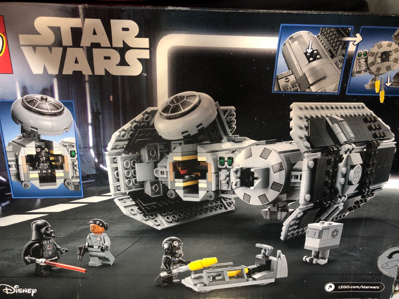 Photo 1 of LEGO Star Wars TIE Bomber 75347, Model Building Kit, Starfighter with Gonk Droid Figure & Darth Vader Minifigure with a Lightsaber, Collectable Gift Idea