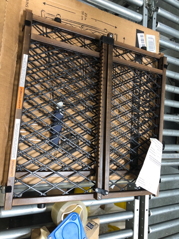 Photo 1 of Position & Lock Baby Gate, Pressure-Mounted, Farmhouse Collection