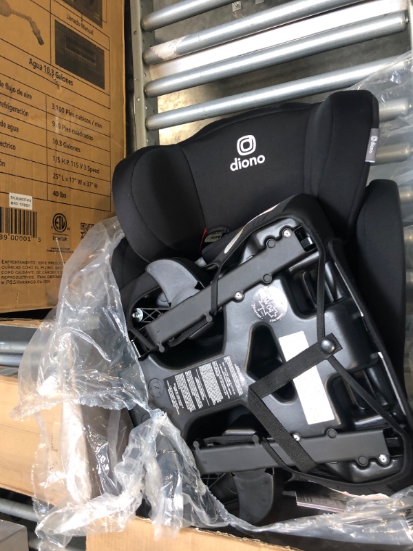 Photo 3 of Diono Cambria 2 XL 2022, Dual Latch Connectors, 2-in-1 Belt Positioning Booster Seat, High-Back to Backless Booster with Space and Room to Grow, 8 Years 1 Booster Seat, Black NEW! Black