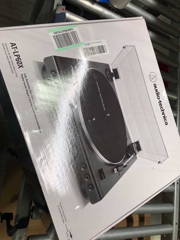 Photo 1 of Audio-Technica AT-LP60X-BK Fully Automatic Belt-Drive Stereo Turntable, Black