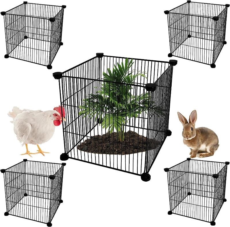 Photo 1 of Beendou Garden Plant Protector Cages, 20 PCS&13.8", DIY Plant Cages to Keep Animals Out,Plant Cages to Protect from Deer/Rabbits/Dogs/Chickens,Plant Cages for Outdoor Plants,Wire Plant Protector
