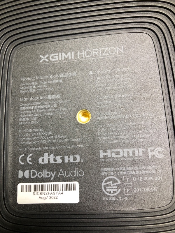 Photo 1 of XGIMI Horizon Pro 4K Projector, 2200 ANSI Lumens, Android TV 10.0 Movie Projector with Integrated Harman Kardon Speakers, Auto Keystone Screen Adaption Home Theater Projector