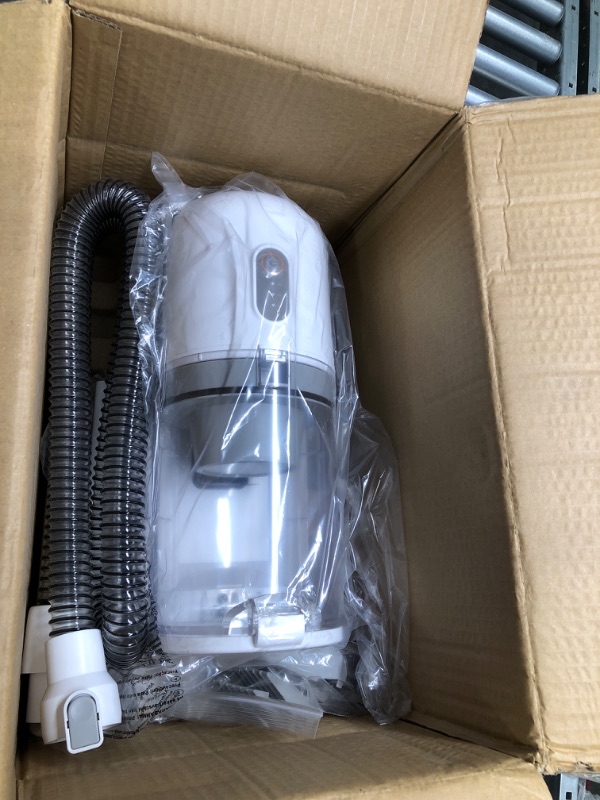 Photo 1 of lvittyPet Dog Grooming Kit & Pet Hair Vacuum 2 in 1(Low Noise) Professional Pet Grooming Vacuum with Powerful Suction 1.8L,5 Pet Grooming Tools for Dogs Cats Vacuum for Shedding Grooming