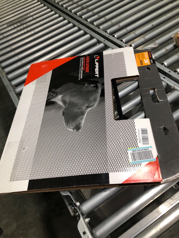 Photo 3 of Lippert 859792 Screen Defender RV Entry Door Screen Protector, 26-inch Door (22.5" Screen Kit) , Black 26-inch Door (22.5\" Screen Kit)