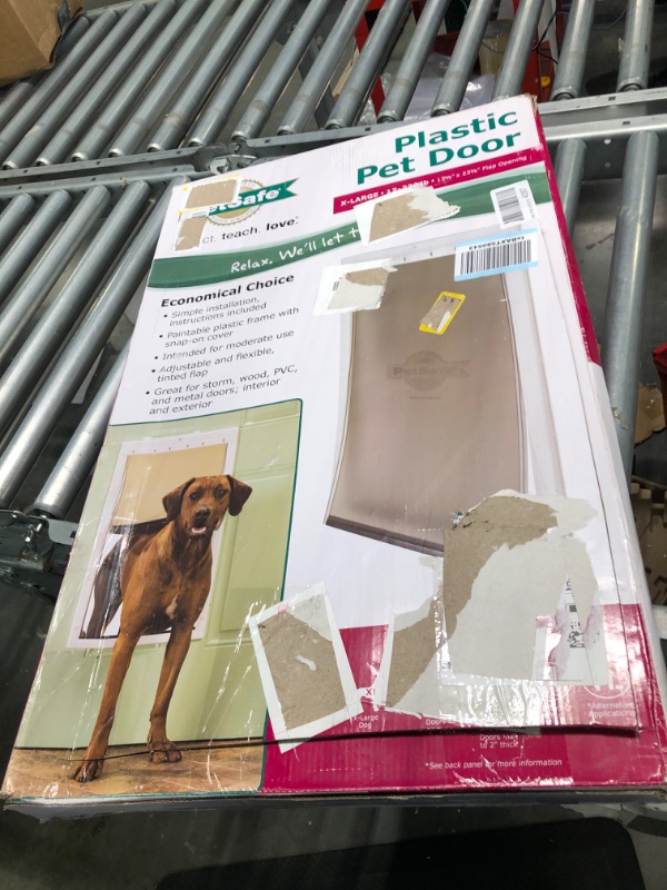 Photo 3 of 
PetSafe Freedom Aluminum Dog and Cat Door - Durable Frame - X-Large Pets