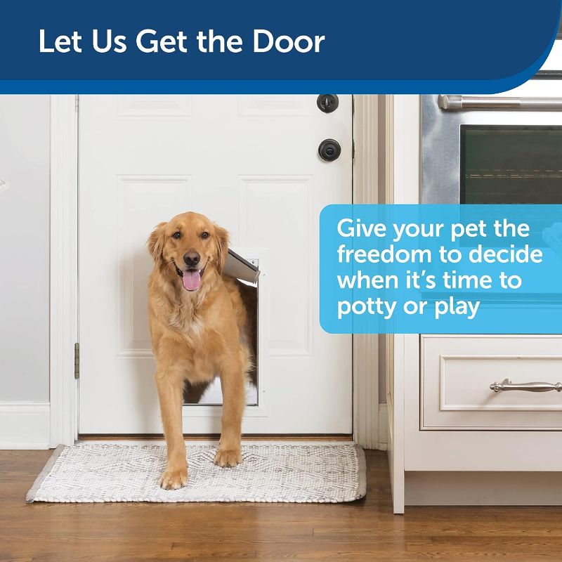 Photo 1 of 
PetSafe Freedom Aluminum Dog and Cat Door - Durable Frame - X-Large Pets
