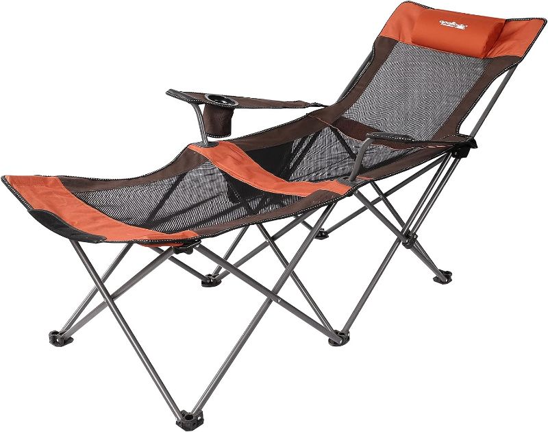 Photo 1 of 
apollo walker Folding Camping Chair Beach Chairs Mesh Reclining for Adults Portable Outdoor Lounger Lightweight Sun Chairs with Carry Bag,for Camp Picnics...