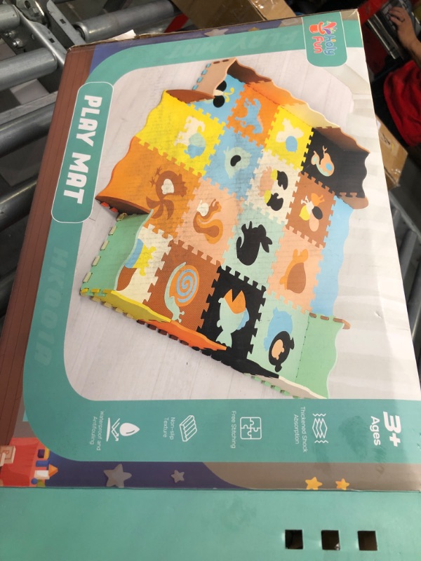 Photo 3 of 56" X 56" Play Mats Floor Mat Foam Puzzle Playmat for Kids