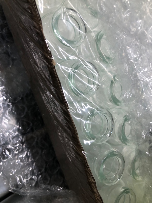 Photo 5 of 15ml Vials-Transparent Glass Headspace Vials with Plastic-Aluminum Flip Caps and Rubber Stoppers, 100 Pack, 26mm Flat Bottom Lab Vial (Clear) 15ml Clear