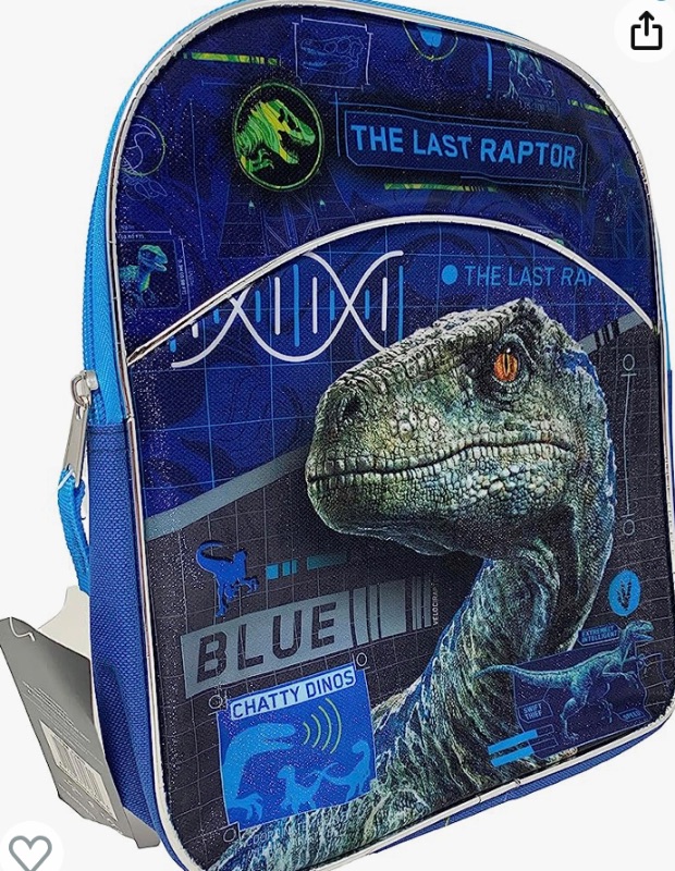 Photo 1 of Jurassic World 11" Mini Backpack, Blue, One_Size (JUMIN)
