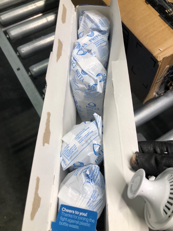 Photo 1 of Brita Standard Water Filter Replacements for Pitchers and Dispensers, Lasts 2 Months, Reduces Chlorine Taste and Odor, 6 Count 6 Count (Pack of 1) Standard Filters