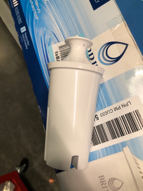 Photo 1 of Brita Standard Water Filter Replacements for Pitchers and Dispensers, Lasts 2 Months, Reduces Chlorine Taste and Odor, 6 Count 6 Count (Pack of 1) Standard Filters