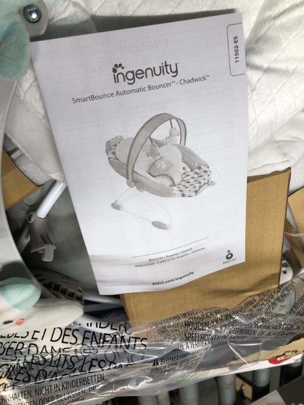 Photo 2 of Ingenuity SmartBounce Automatic Bouncer - Chadwick
factory sealed
