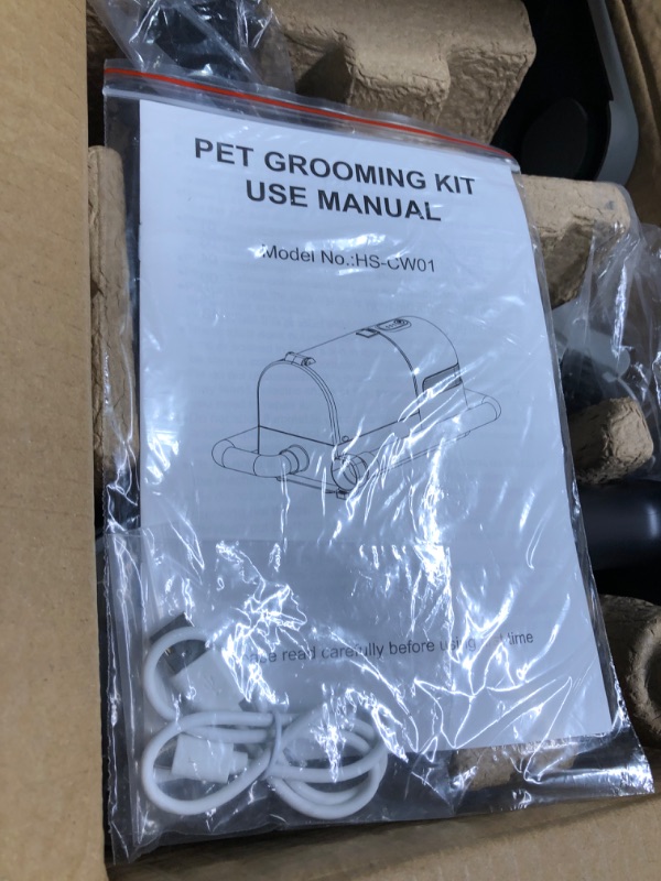 Photo 3 of lvittyPet Dog Grooming Kit & Dog Hair Vacuum 2 in 1(Low Noise) Professional Pet Grooming Vacuum with 5 Pet Grooming Tools for Dogs Cats Vacuum for Shedding Grooming(1.8L) Black
