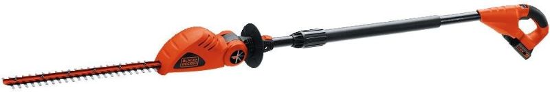 Photo 1 of 
BLACK+DECKER 20V MAX Cordless Pole Hedge Trimmer, 18-Inch (LPHT120)

