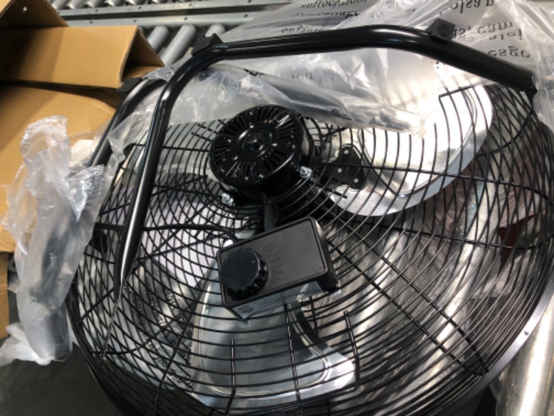 Photo 3 of AmazonCommercial 20" High Velocity Industrial Fan, Black,