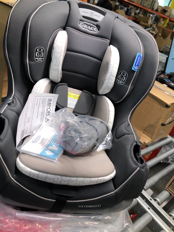 Photo 3 of Graco Extend2Fit Convertible Car Seat | Ride Rear Facing Longer with Extend2Fit, Redmond 2-in-1 Redmond