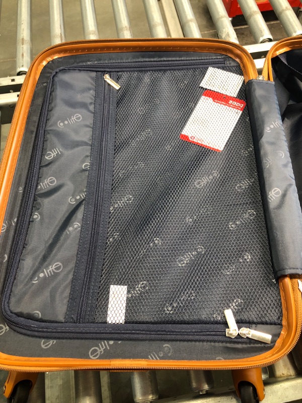 Photo 4 of Coolife Suitcase Set 3 Piece Luggage Set Carry On Travel Luggage TSA Lock Spinner Wheels Hardshell Lightweight Luggage Set(Red, 3 piece set (DB/TB/20)) Red 3 piece set (DB/TB/20)