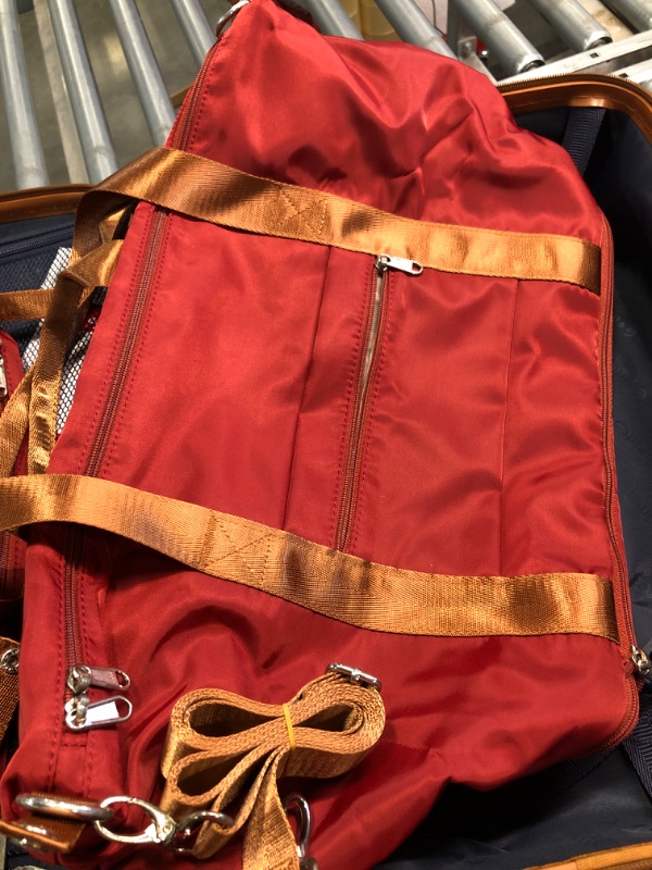 Photo 7 of Coolife Suitcase Set 3 Piece Luggage Set Carry On Travel Luggage TSA Lock Spinner Wheels Hardshell Lightweight Luggage Set(Red, 3 piece set (DB/TB/20)) Red 3 piece set (DB/TB/20)