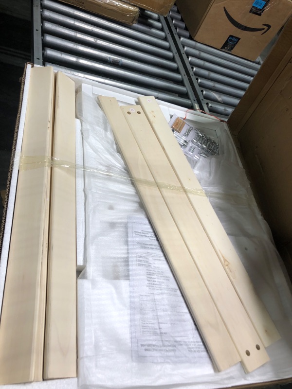 Photo 1 of Dream On Me Classic Design Toddler Bed in White, Greenguard Gold Certified White Bed