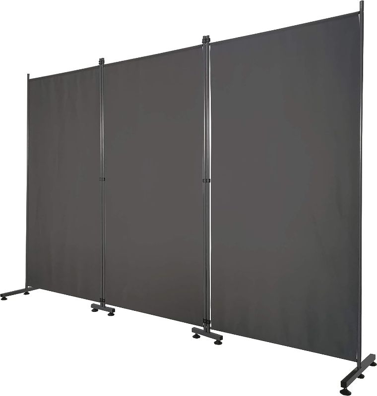 Photo 1 of 
Room Divider – Folding Partition Privacy Screen for School, Church, Office, Classroom, Dorm Room, Kids Room, Studio, Conference - 102" W X 71"...