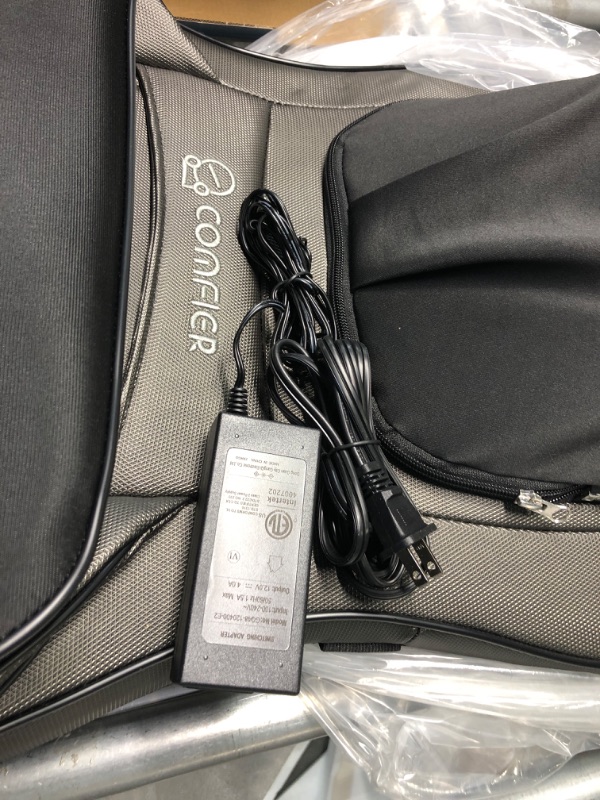 Photo 1 of COMFIER Shiatsu Neck & Back Massager – 2D/3D Kneading Full Back Massager with Heat & Adjustable Compression, Massage Chair Pad for Shoulder Neck and Back Full Body, Gifts for Men Dad Dark Gray