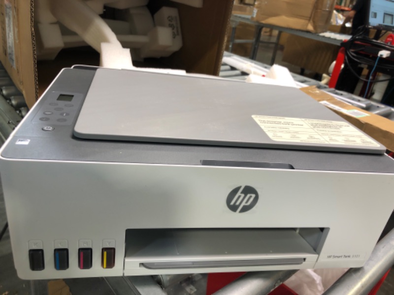 Photo 2 of HP Smart-Tank 5101 Wireless All-in-One Ink-Tank Printer with up to 2 Years of Ink Included (1F3Y0A),White
 no ink included