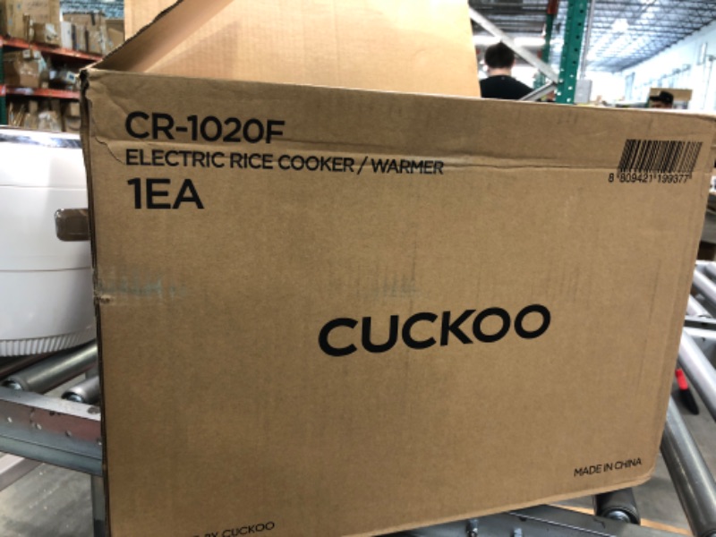 Photo 4 of 
CUCKOO CR-1020F | 10-Cup (Uncooked) Micom Rice Cooker | 16 Menu Options: White Rice, Brown Rice & More, Nonstick Inner Pot, Designed in Korea | White