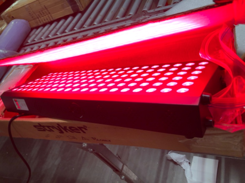 Photo 1 of 
EXESAS Newest 120 LEDs, 600W Dual-Chip Red Light Therapy Device for Full Body 660nm & 850nm Near Infrared LED Therapy Panel for Beautiful Skin, Weight...